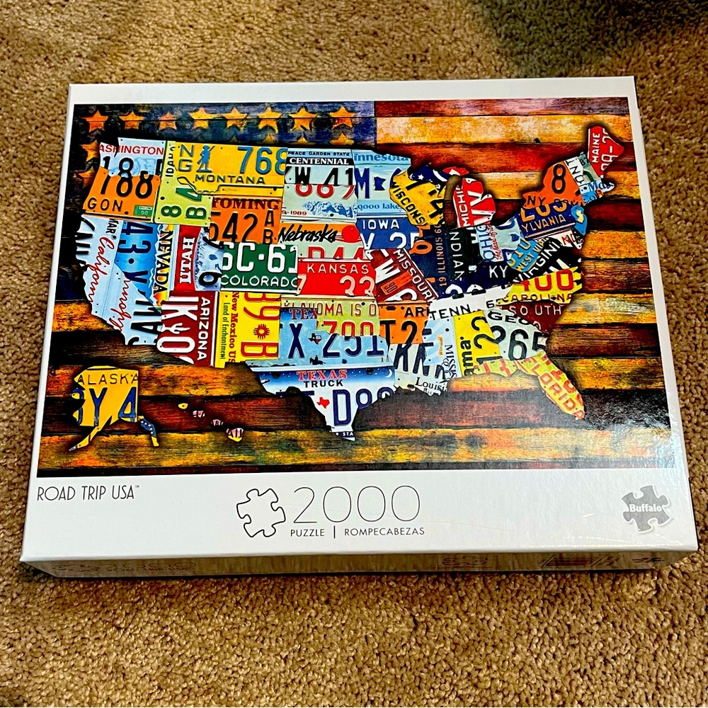 2000 Piece Puzzle - Road Trip USA